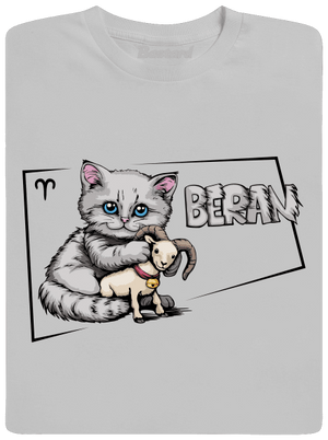 Kočičí horoskop: Beran pánské tričko Pacific Grey