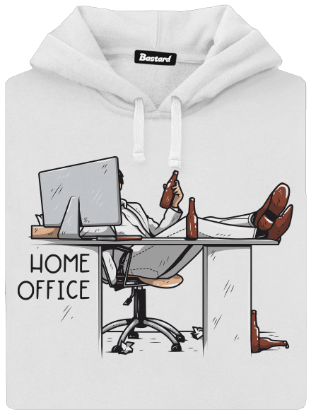 Home Office dámská mikina klokanka White
