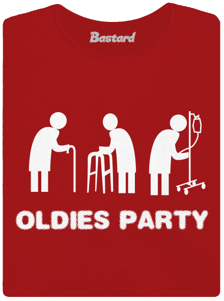 Oldies party dámské tričko Red Mal
