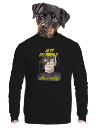 unisex mikina bez kapuce