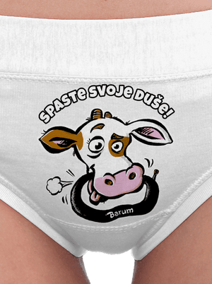 Spaste svoje duše dámské kalhotky White