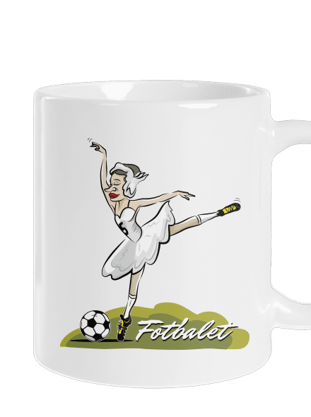 Fotbalet klasický hrnek White