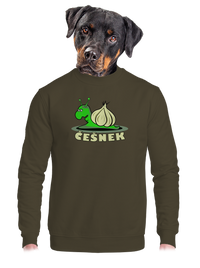 unisex mikina bez kapuce