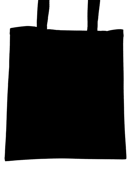 Bez potisku taška Black