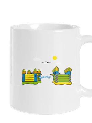 Bitva o hrad klasický hrnek White