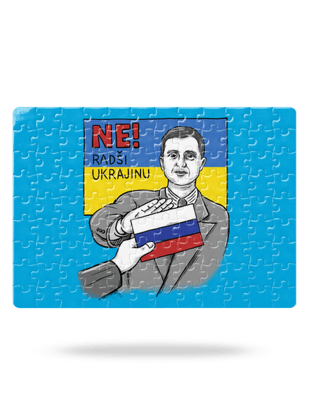 Ne! Radši Ukrajinu puzzle White
