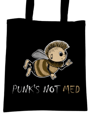 Punks Not Med taška Black