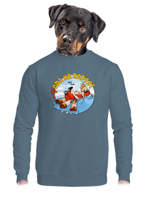 unisex mikina bez kapuce