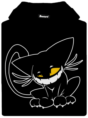 Evil cat pánská mikina klokanka Black