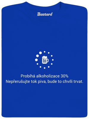 Alkoholizace pánské tričko Royal Blue