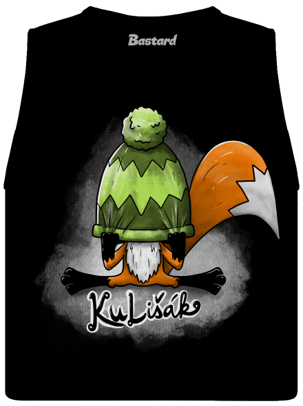 Kulišák dámské tílko volné Black