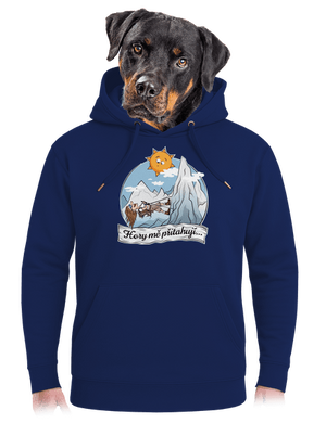 Hory mě přitahují unisex mikina premium Navy