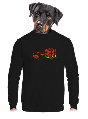 unisex mikina bez kapuce