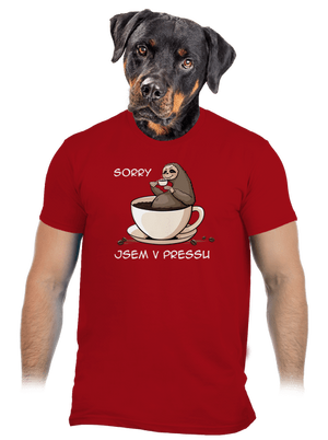 V pressu pánské tričko Red