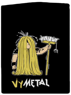 Metalista pánská mikina na zip Black