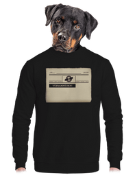 unisex mikina bez kapuce