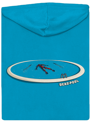 Dead in pool dámská mikina na zip Blue Atol