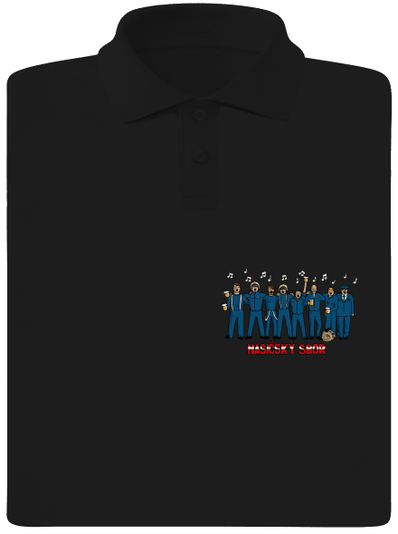 Hasičský sbor pánská polokošile Black