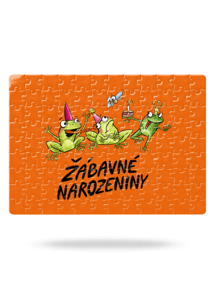 Žábavné narozeniny puzzle White