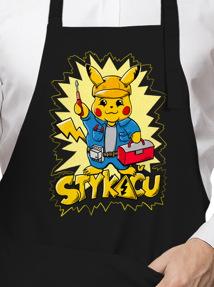 Stykaču zástěra Black