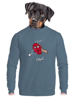 unisex mikina bez kapuce