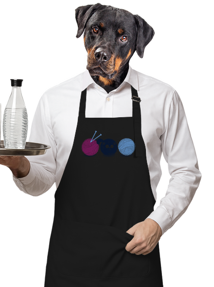 Klubíčko zástěra Black