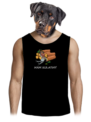 Mám kulatiny pánské tílko Black