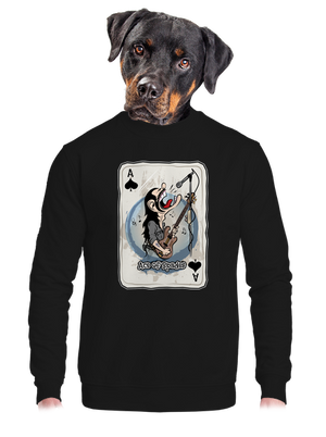 unisex mikina bez kapuce