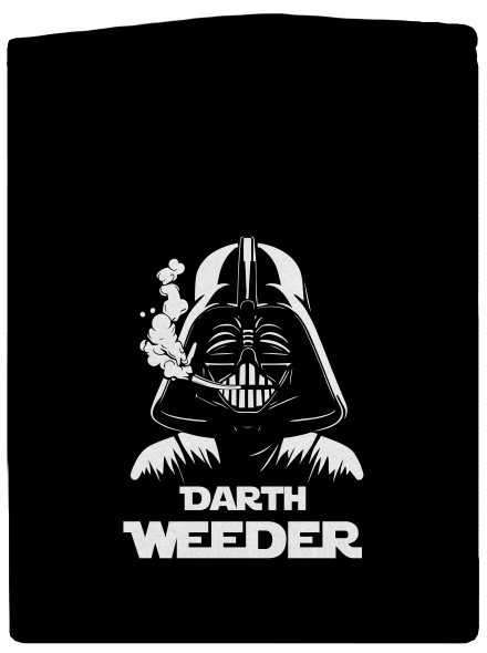 Darth Weeder dámská mikina na zip Black