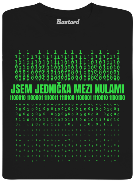 Jednička mezi nulami dětské tričko Black