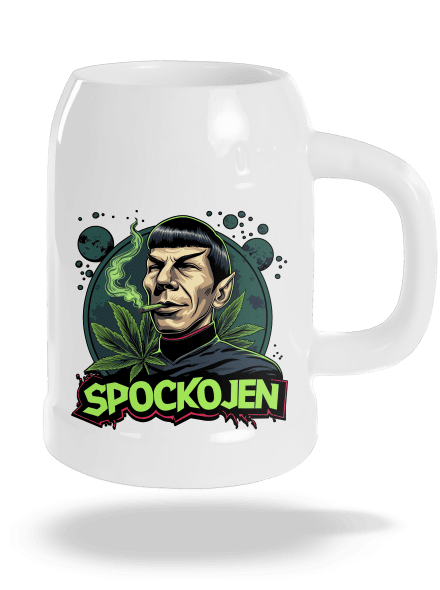 Spockojen půllitr White