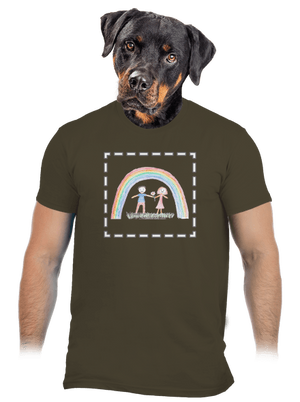 Dětské kresby - nahraj vlastní pánské tričko Urban Khaki