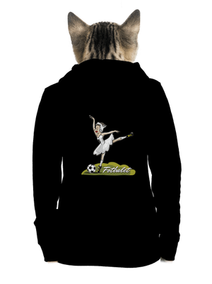 Fotbalet dámská mikina na zip Black