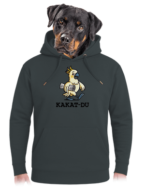 Kakat-du unisex mikina premium Charcoal