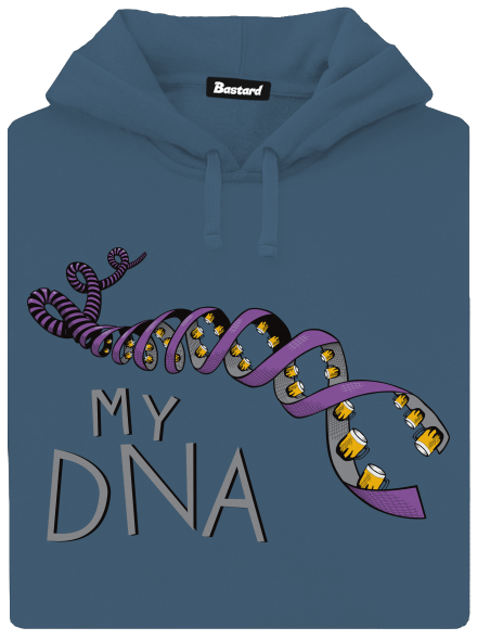My DNA dámská mikina klokanka Denim
