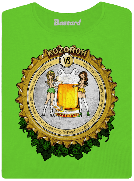 Pivní horoskop: Kozoroh dámské tričko Apple Green