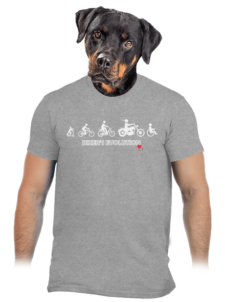 Bikers evolution pánské tričko Sport Grey