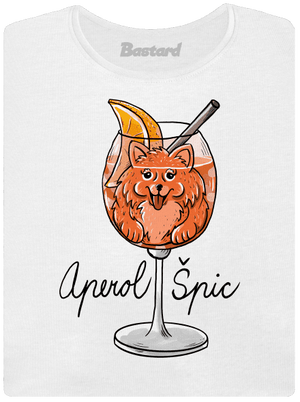 Aperol Špic dámské tričko s lemem White