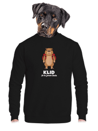 unisex mikina bez kapuce