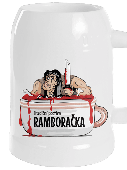 Ramboračka půllitr White