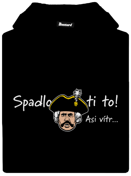 Spadlo ti to dámská mikina klokanka Black