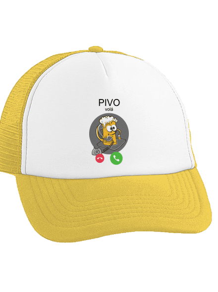 Pivo volá kšiltovka truckerka Sunflower cap