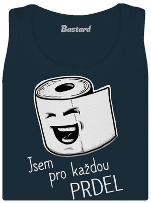 Prdel dámské tílko klasické Navy