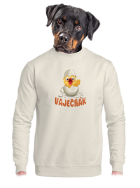 unisex mikina bez kapuce