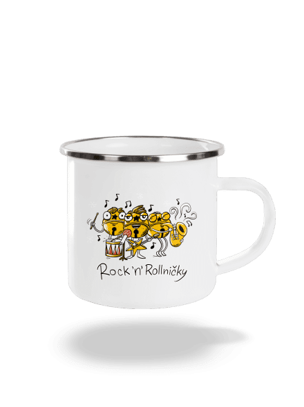 Rock 'n' rollničky plecháček White