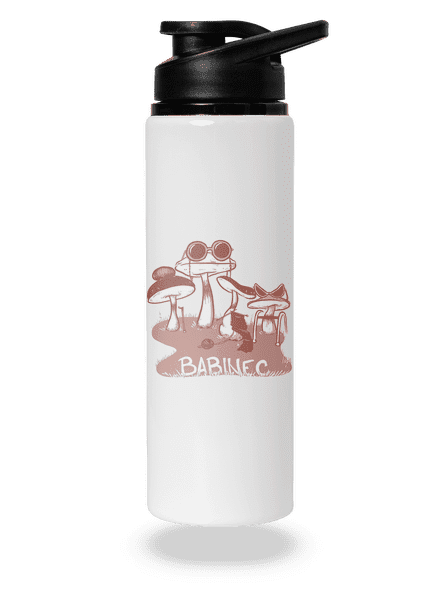 Babinec lahev na vodu White