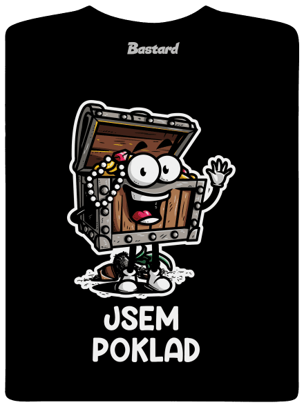 Jsem poklad dětské tričko Black