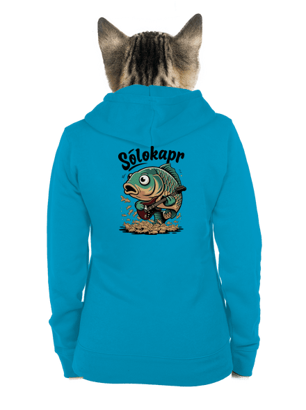 Sólokapr dámská mikina na zip Blue Atol