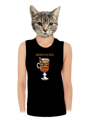 Vincent van Grog dámské tílko volné Black