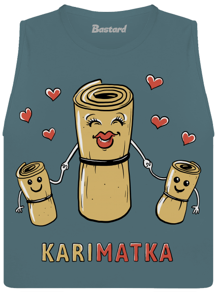 Karimatka dámské tílko volné Heather Deep Teal
